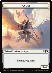 Angel // Spirit Double-Sided Token [Tarkir: Dragonstorm Commander Tokens] | Exor Games Bridgewater