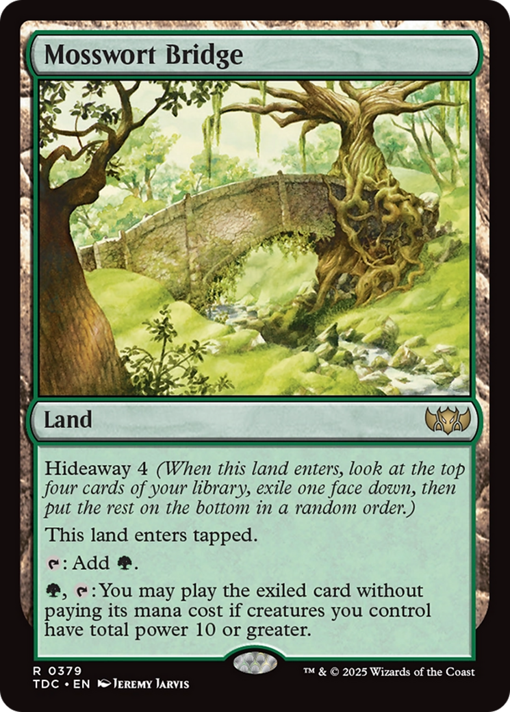 Mosswort Bridge [Tarkir: Dragonstorm Commander] | Exor Games Bridgewater