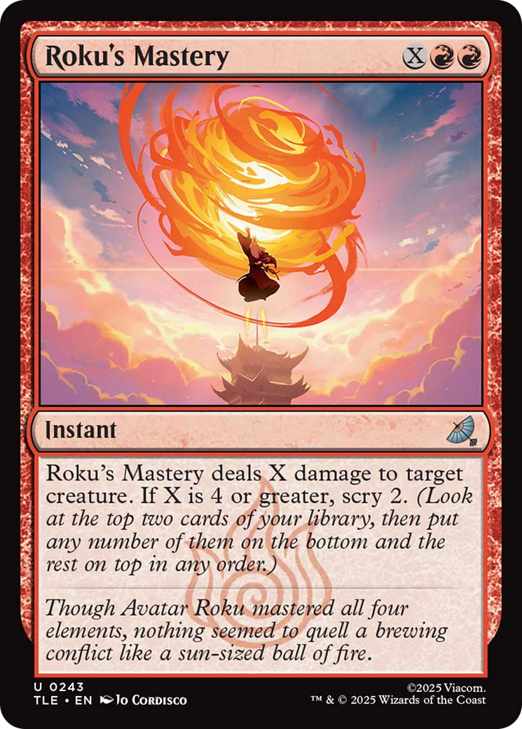 Roku's Mastery [Avatar: The Last Airbender: Eternal-Legal] | Exor Games Bridgewater