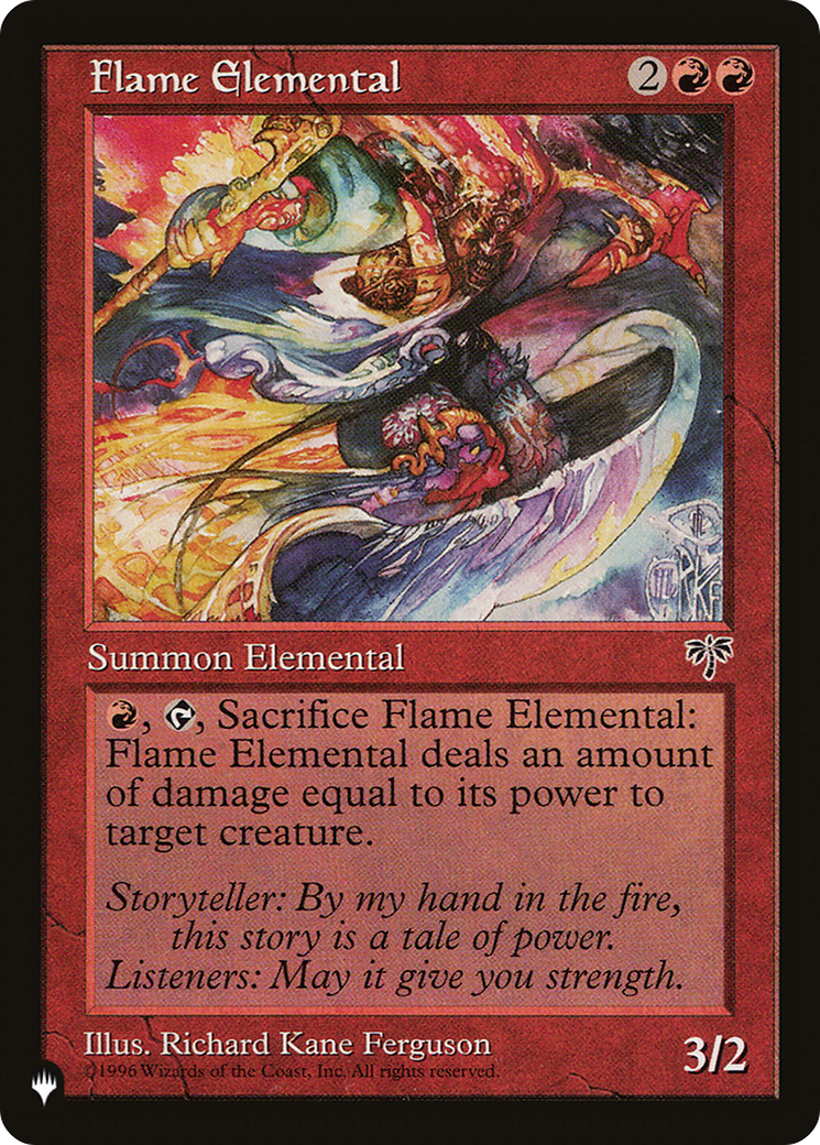 Flame Elemental [The List Reprints] | Exor Games Bridgewater