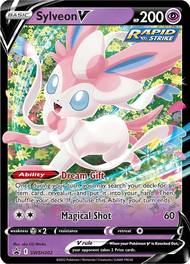 Sylveon V (SWSH202) [Sword & Shield: Black Star Promos] | Exor Games Bridgewater