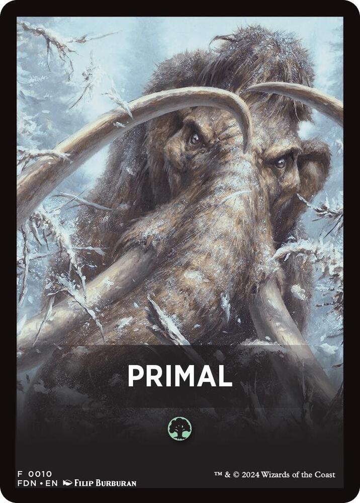 Primal Theme Card [Foundations Tokens] | Exor Games Bridgewater