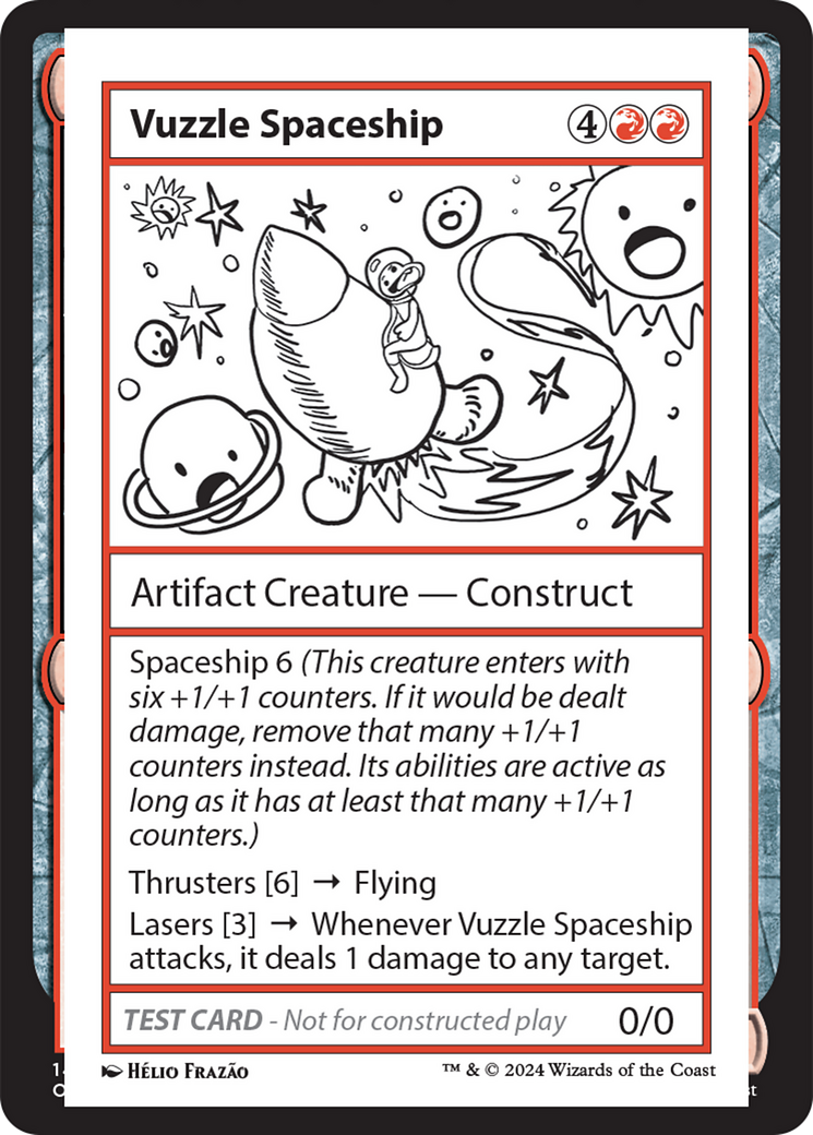 Vuzzle Spaceship [Mystery Booster 2 Playtest Cards] | Exor Games Bridgewater