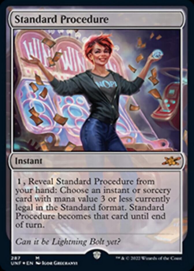 Standard Procedure (Galaxy Foil) [Unfinity] | Exor Games Bridgewater