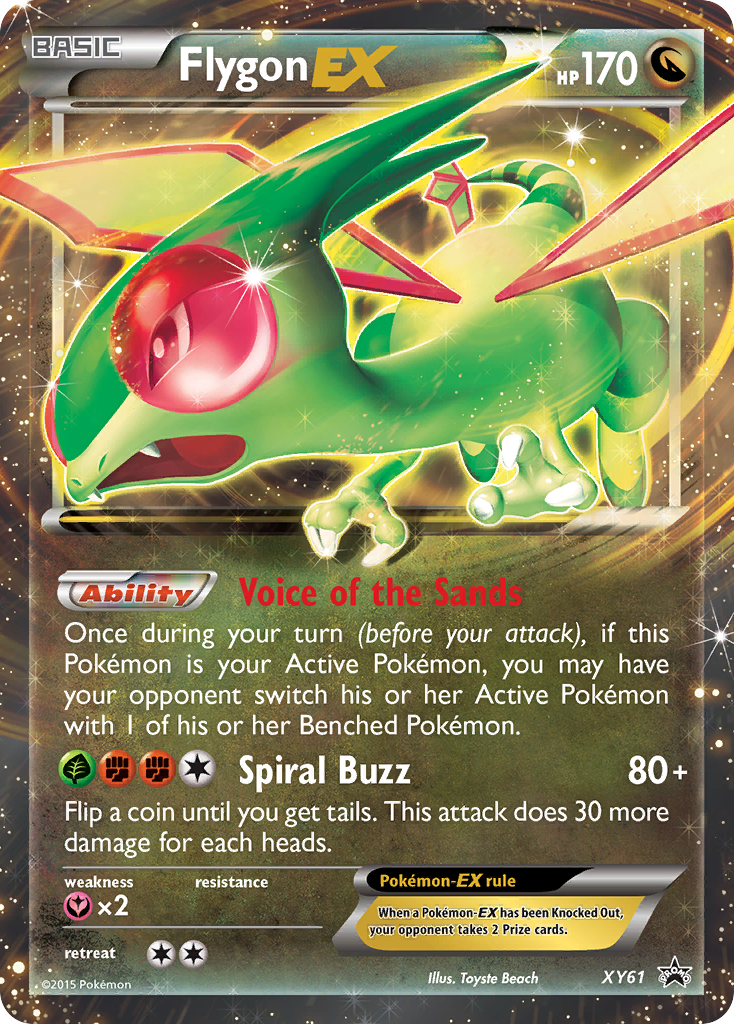 Flygon EX (XY61) [XY: Black Star Promos] | Exor Games Bridgewater