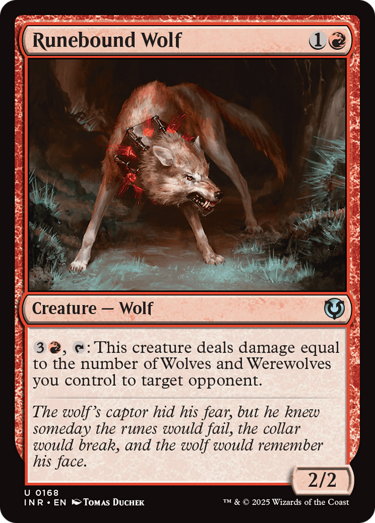 Runebound Wolf [Innistrad Remastered] | Exor Games Bridgewater