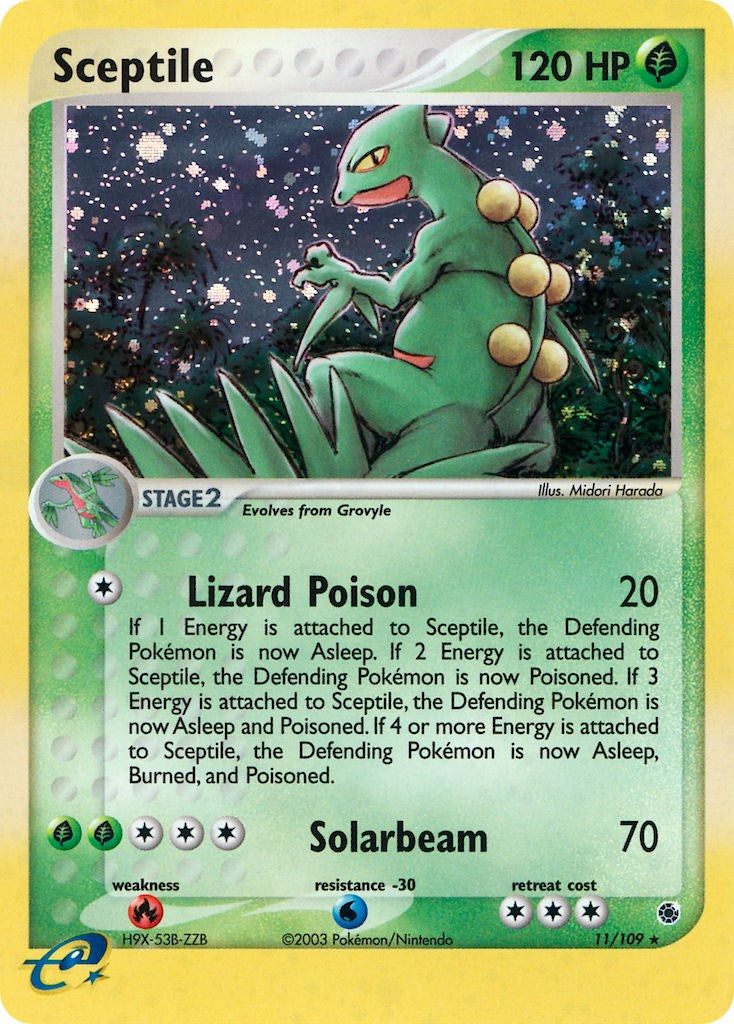 Sceptile (11/109) [EX: Ruby & Sapphire] | Exor Games Bridgewater