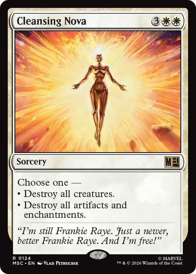 Cleansing Nova (Surge Foil) [Marvel Super Heroes Commander] | Exor Games Bridgewater