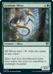 Gemhide Sliver [Commander Masters] | Exor Games Bridgewater