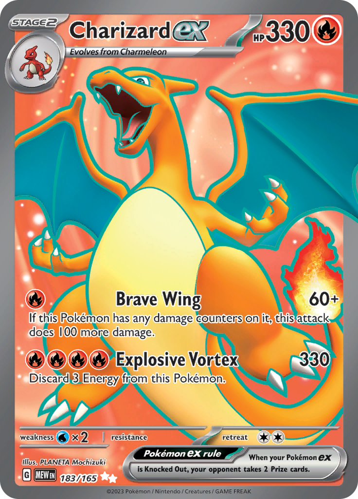 Charizard ex (183/165) [Scarlet & Violet 151] | Exor Games Bridgewater