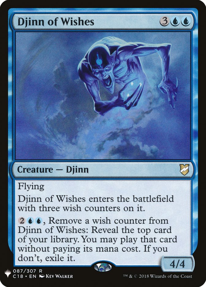 Djinn of Wishes [Mystery Booster] | Exor Games Bridgewater