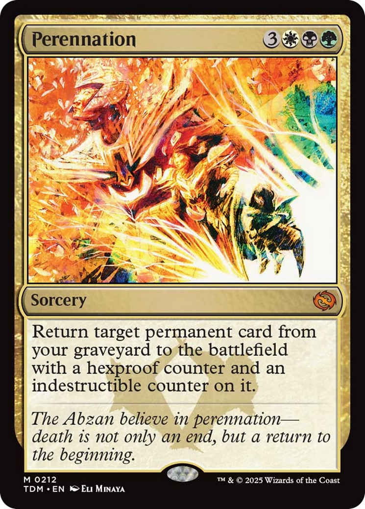 Perennation [Tarkir: Dragonstorm] | Exor Games Bridgewater