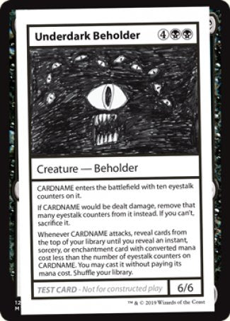 Underdark Beholder (2021 Edition) [Mystery Booster Playtest Cards] | Exor Games Bridgewater