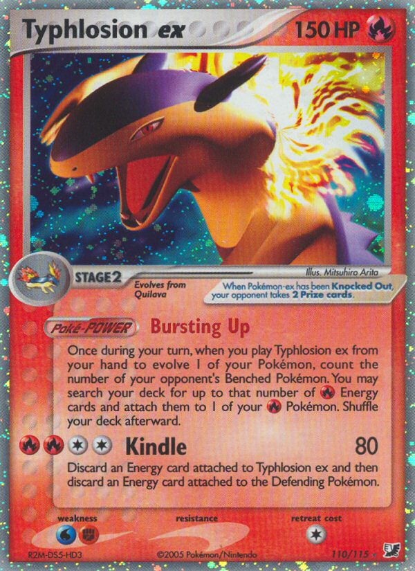 Typhlosion ex (110/115) [EX: Unseen Forces] | Exor Games Bridgewater