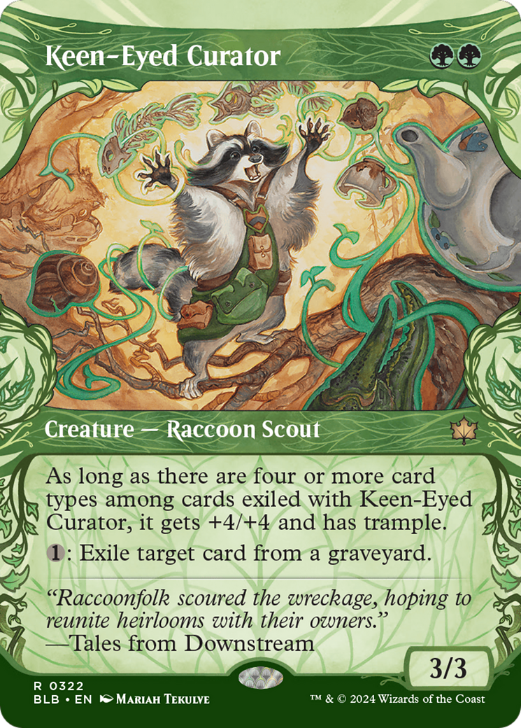 Keen-Eyed Curator (Showcase) [Bloomburrow] | Exor Games Bridgewater