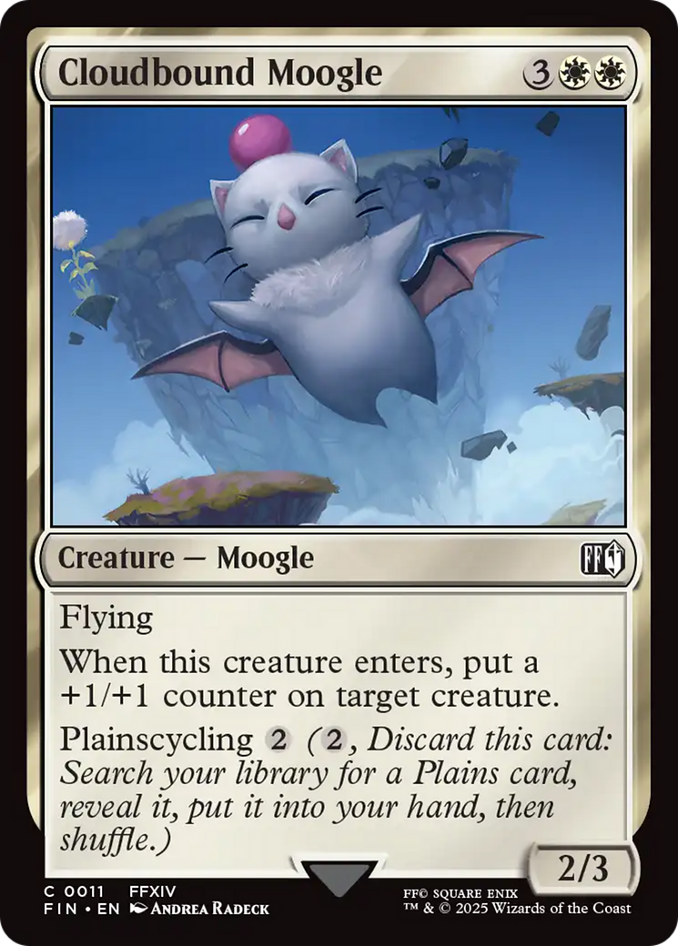 Cloudbound Moogle [FINAL FANTASY] | Exor Games Bridgewater