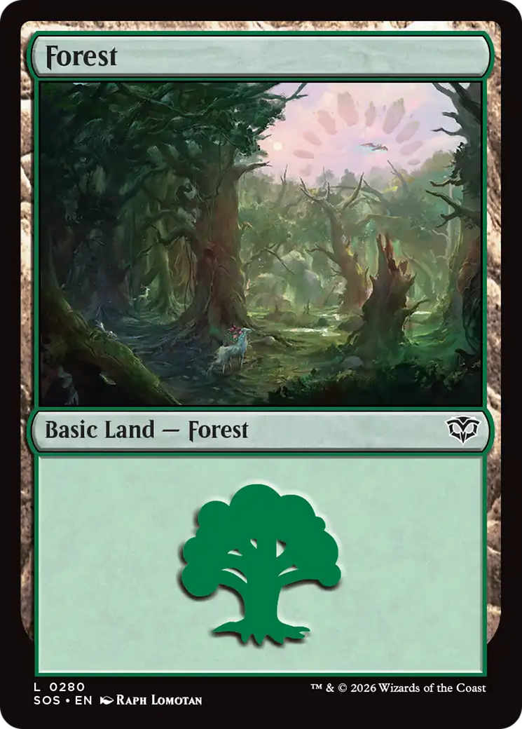 Forest (0280) [Secrets of Strixhaven] | Exor Games Bridgewater