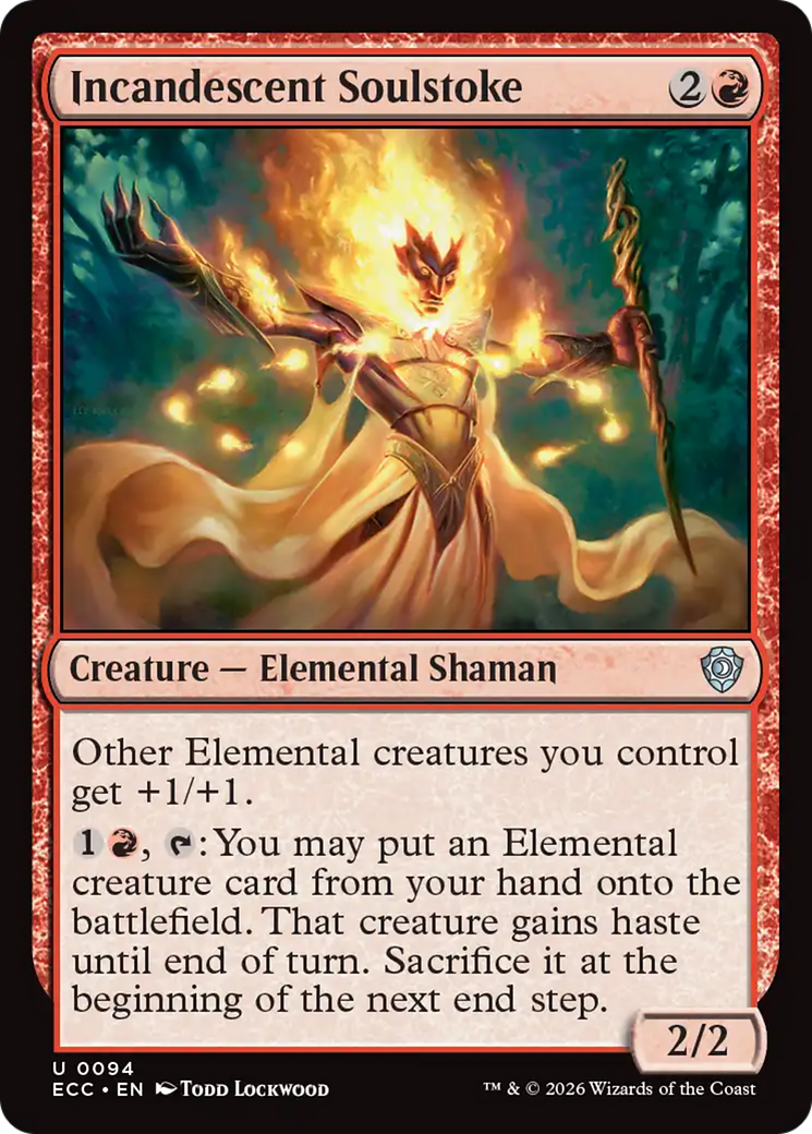 Incandescent Soulstoke [Lorwyn Eclipsed Commander] | Exor Games Bridgewater