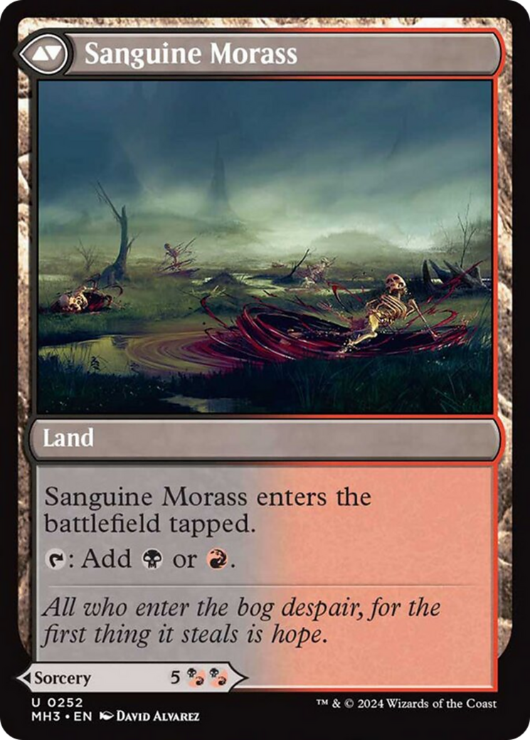 Bloodsoaked Insight // Sanguine Morass [Modern Horizons 3] | Exor Games Bridgewater