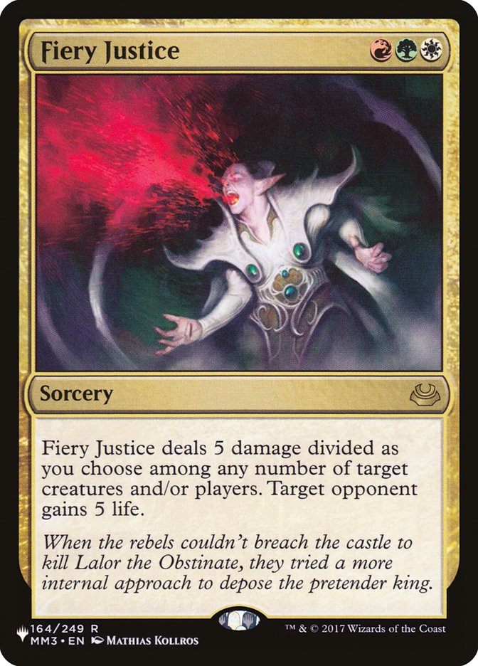 Fiery Justice [The List] | Exor Games Bridgewater