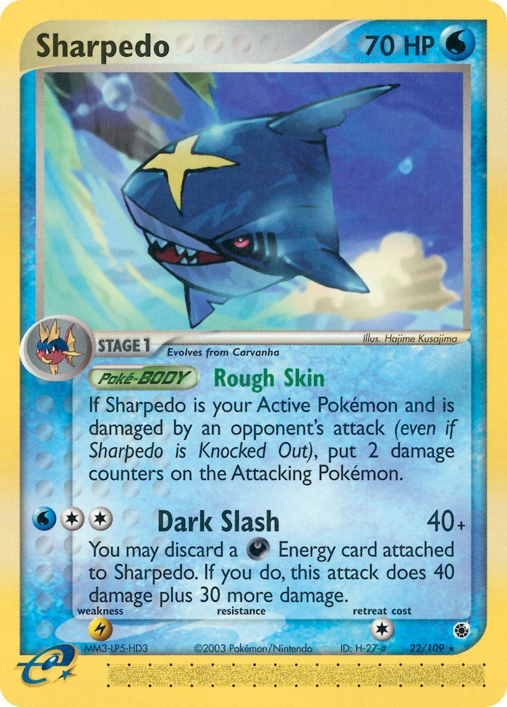 Sharpedo (22/109) [EX: Ruby & Sapphire] | Exor Games Bridgewater