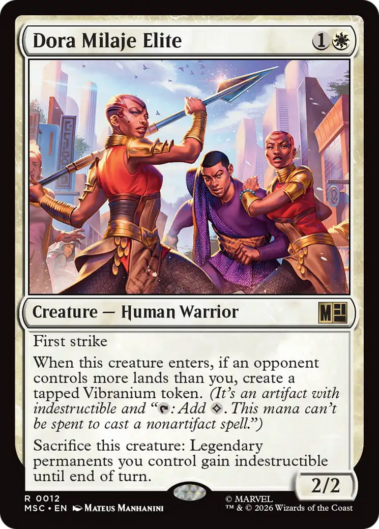Dora Milaje Elite (Surge Foil) [Marvel Super Heroes Commander] | Exor Games Bridgewater