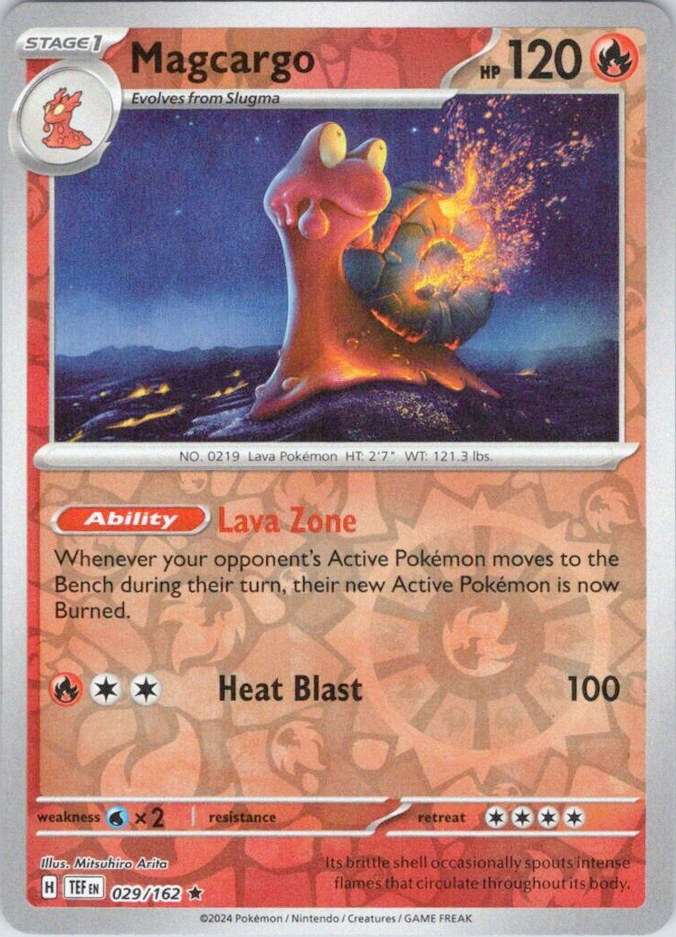 Magcargo (029/162) [Scarlet & Violet: Temporal Forces] | Exor Games Bridgewater