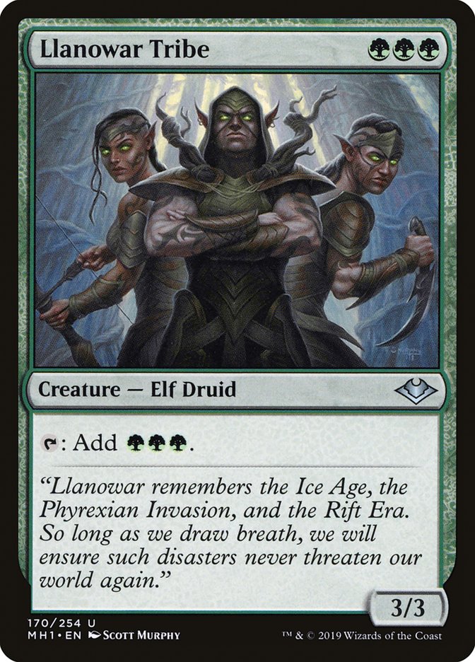 Llanowar Tribe [Modern Horizons] | Exor Games Bridgewater