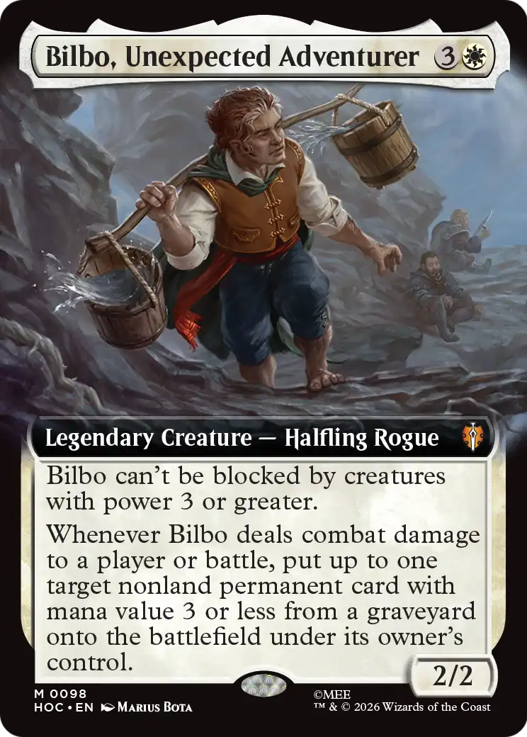 Bilbo, Unexpected Adventurer (Extended Art) [The Hobbit: Eternal-Legal] | Exor Games Bridgewater