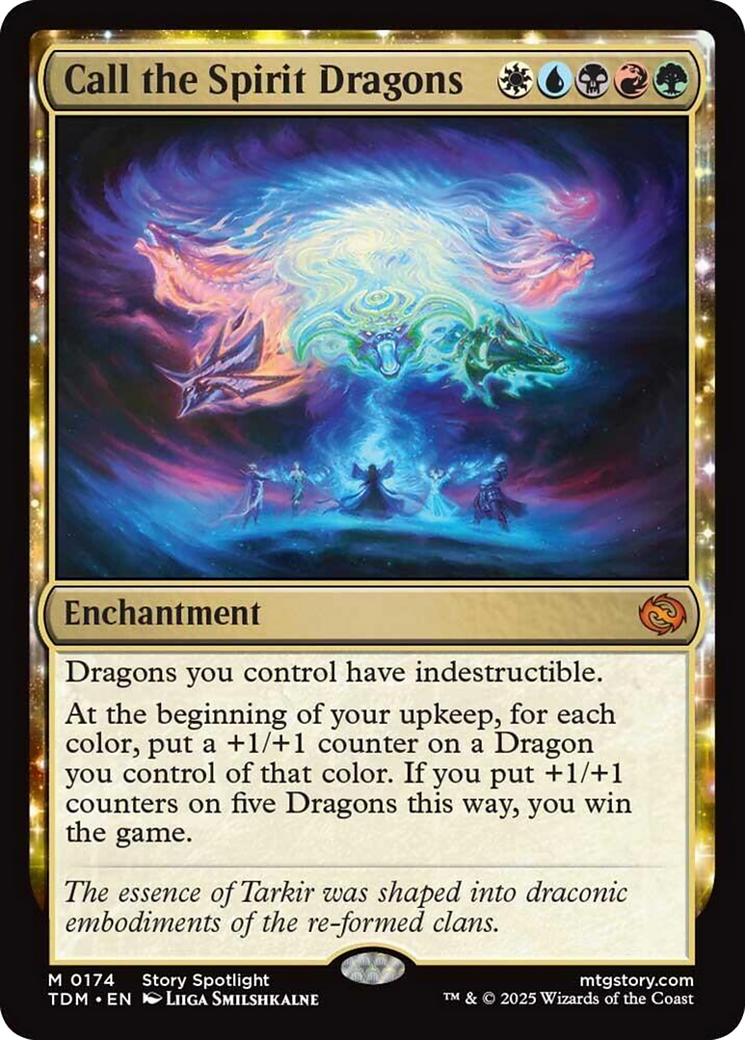 Call the Spirit Dragons [Tarkir: Dragonstorm] | Exor Games Bridgewater