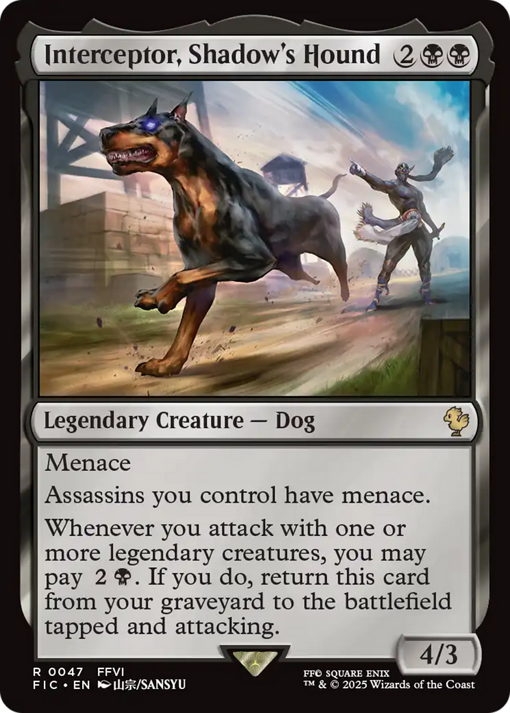 Interceptor, Shadow's Hound [FINAL FANTASY Commander] | Exor Games Bridgewater