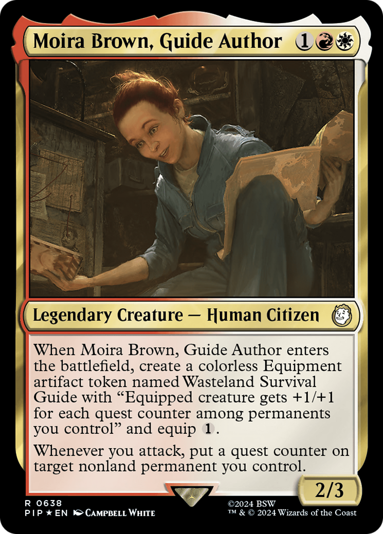 Moira Brown, Guide Author (Surge Foil) [Fallout] | Exor Games Bridgewater