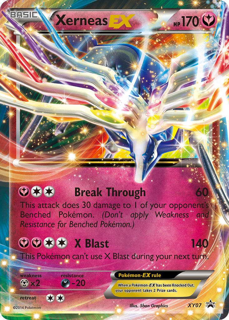 Xerneas EX (XY07) [XY: Black Star Promos] | Exor Games Bridgewater