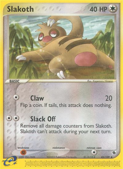 Slakoth (45/109) [EX: Ruby & Sapphire] | Exor Games Bridgewater