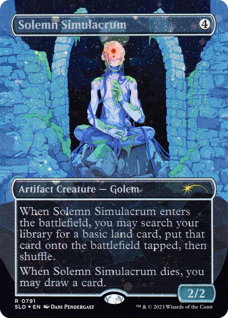 Solemn Simulacrum (1725) (Rainbow Foil) [Secret Lair Drop Series] | Exor Games Bridgewater