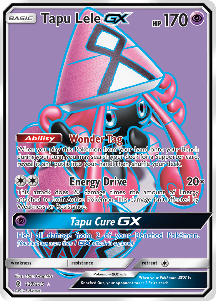 Tapu Lele GX (137/145) [Sun & Moon: Guardians Rising] | Exor Games Bridgewater