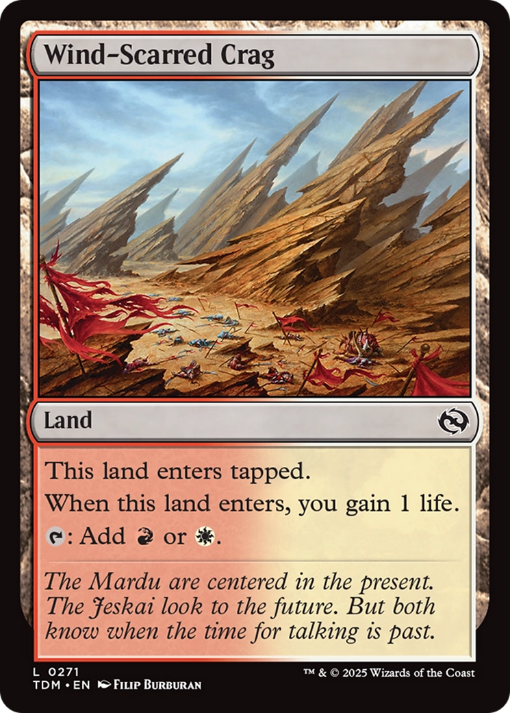 Wind-Scarred Crag [Tarkir: Dragonstorm] | Exor Games Bridgewater