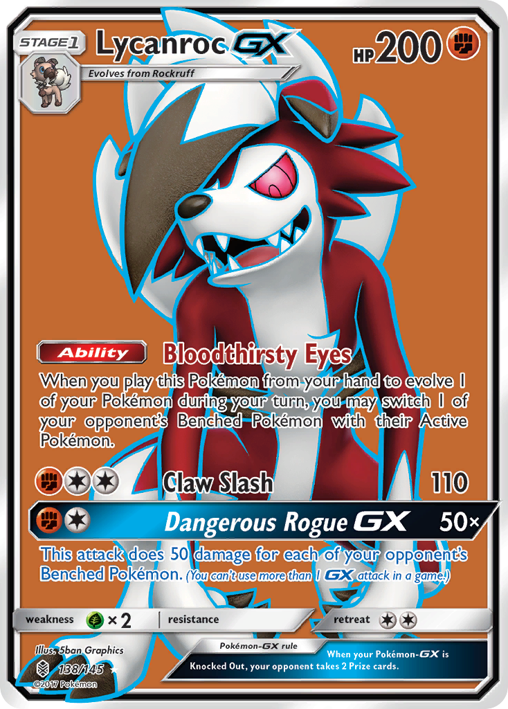 Lycanroc GX (138/145) [Sun & Moon: Guardians Rising] | Exor Games Bridgewater