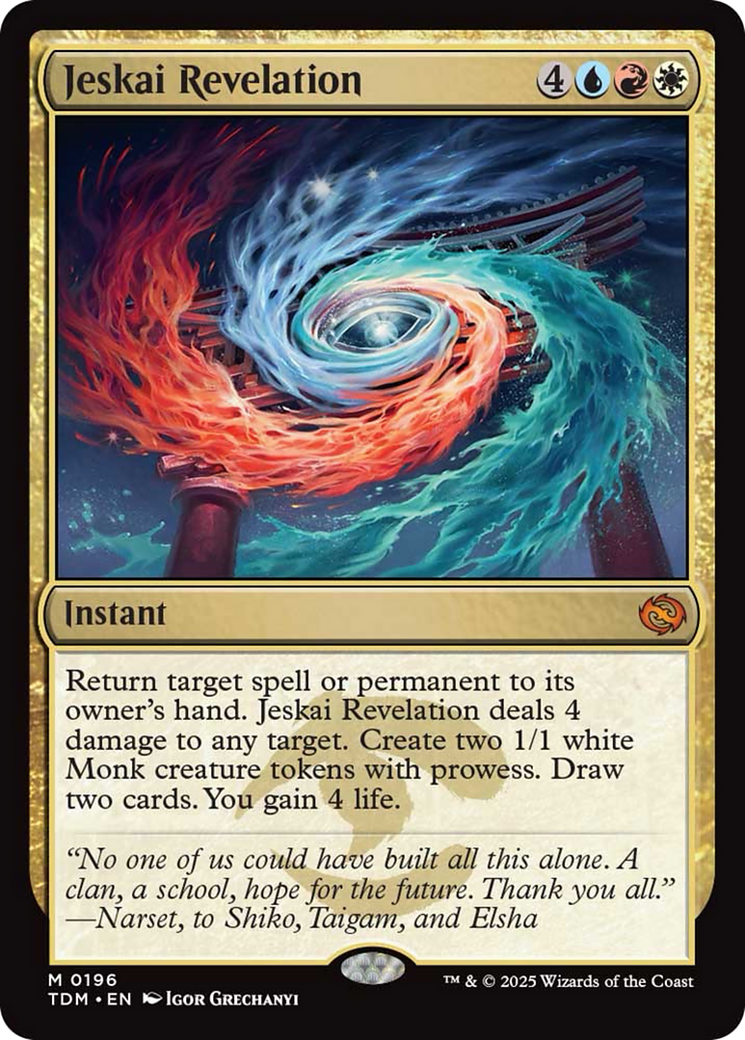 Jeskai Revelation [Tarkir: Dragonstorm] | Exor Games Bridgewater