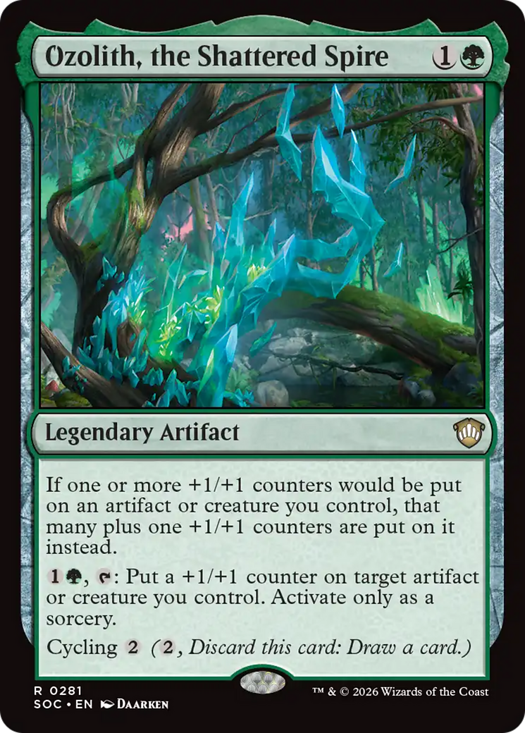 Ozolith, the Shattered Spire [Secrets of Strixhaven Commander] | Exor Games Bridgewater