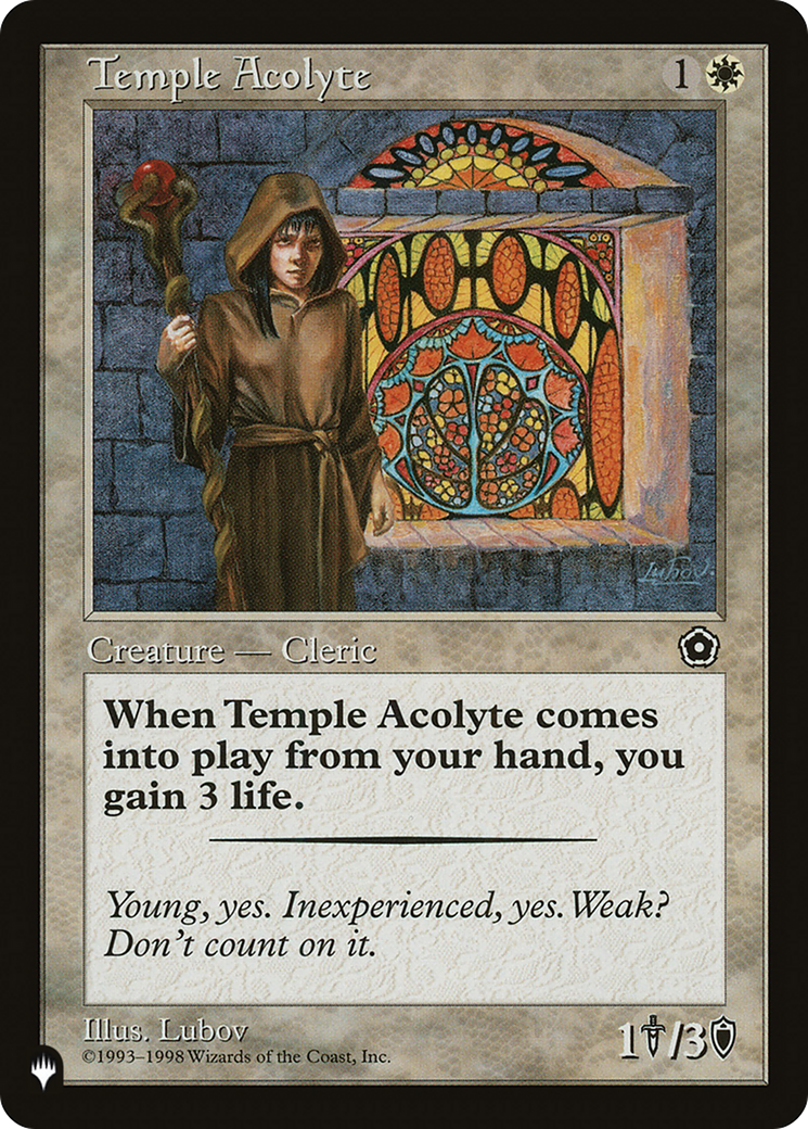 Temple Acolyte [The List Reprints] | Exor Games Bridgewater