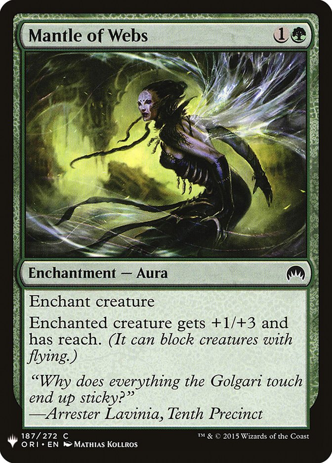 Mantle of Webs [Mystery Booster] | Exor Games Bridgewater