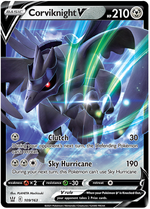 Corviknight V (109/163) [Sword & Shield: Battle Styles] | Exor Games Bridgewater