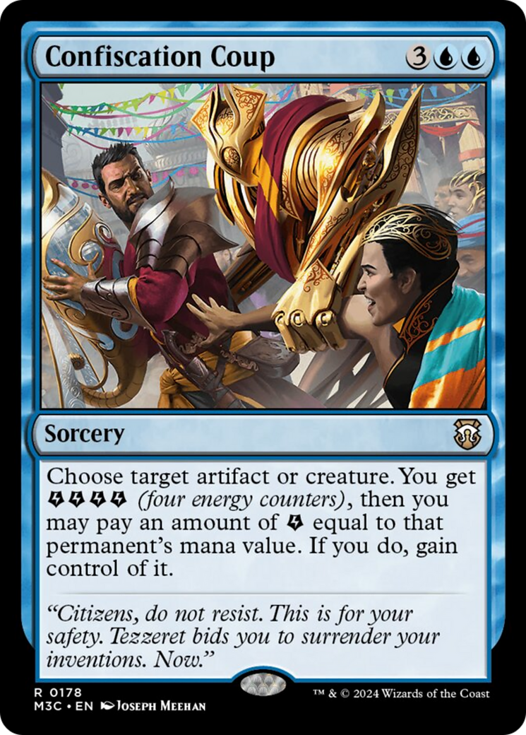 Confiscation Coup (Ripple Foil) [Modern Horizons 3 Commander] | Exor Games Bridgewater