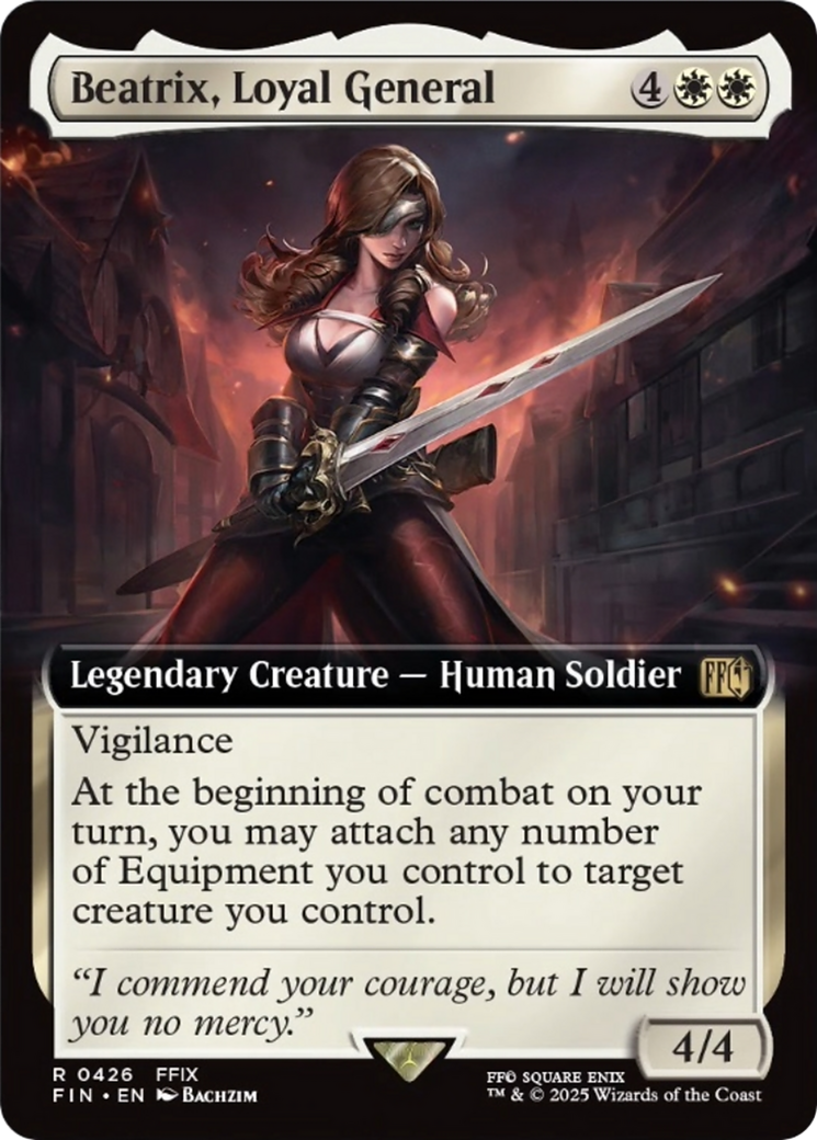 Beatrix, Loyal General (Extended Art) [FINAL FANTASY] | Exor Games Bridgewater