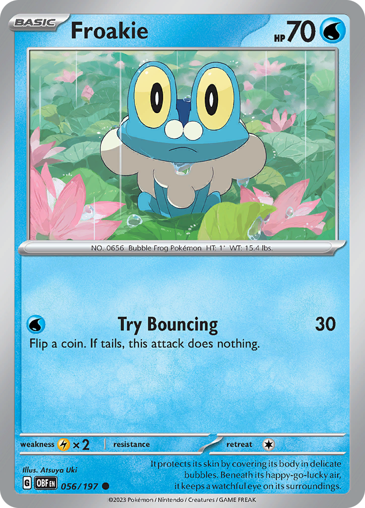 Froakie (056/197) [Scarlet & Violet: Obsidian Flames] | Exor Games Bridgewater