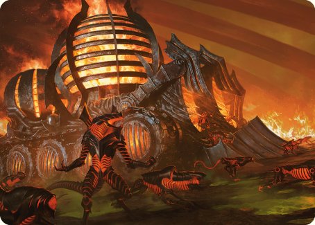 Urabrask's Forge Art Card [Phyrexia: All Will Be One Art Series] | Exor Games Bridgewater