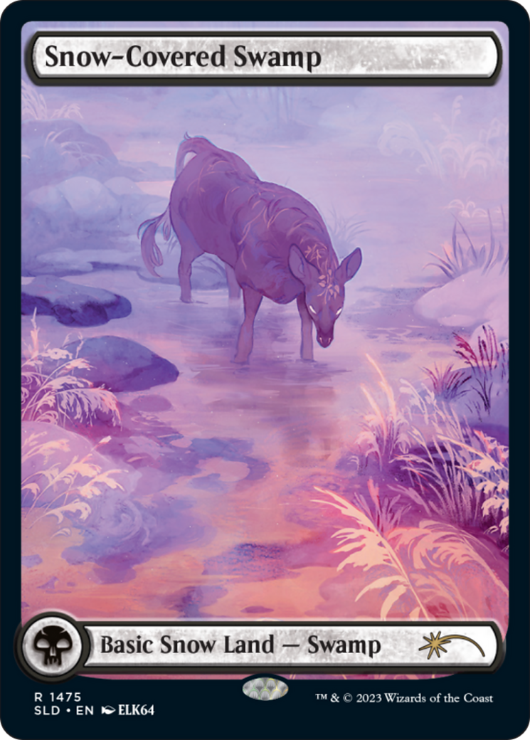 Snow-Covered Swamp (1475) (Rainbow Foil) [Secret Lair Drop Series] | Exor Games Bridgewater