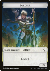 Soldier // Thopter Double-Sided Token [March of the Machine Tokens] | Exor Games Bridgewater