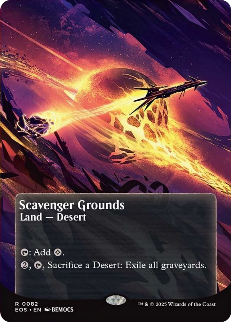 Scavenger Grounds (0082) (Borderless) [Edge of Eternities: Stellar Sights] | Exor Games Bridgewater